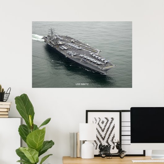 Poster USS Nimitz (Bureau à domicile)