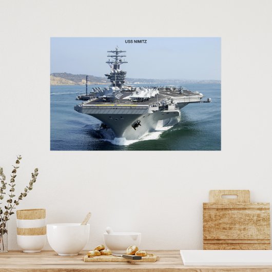 Poster USS Nimitz (Cuisine)