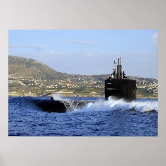 Poster USS Norfolk (SSN 714) (Devant)