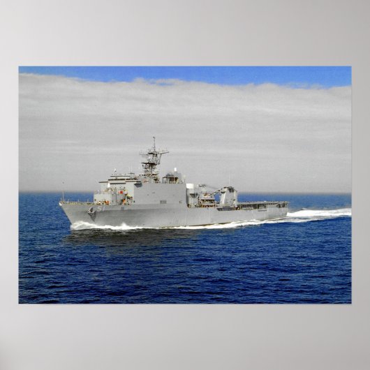Poster USS Oak Hill (LSD 51) (Devant)