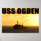 POSTER USS OGDEN (Devant)