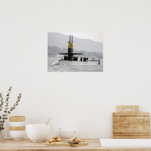 Poster USS Oklahoma City (SSN 723) (Cuisine)