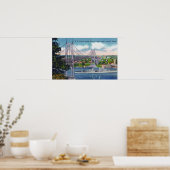 Poster USS Portland passe sous le pont St. John's (Cuisine)