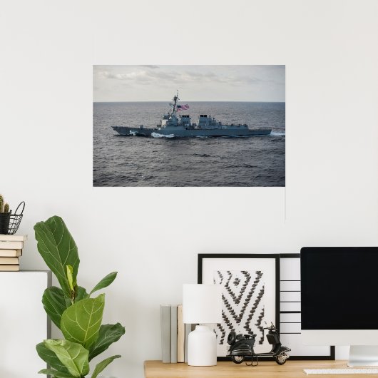 Poster USS Preble (DDG 58) (Bureau à domicile)