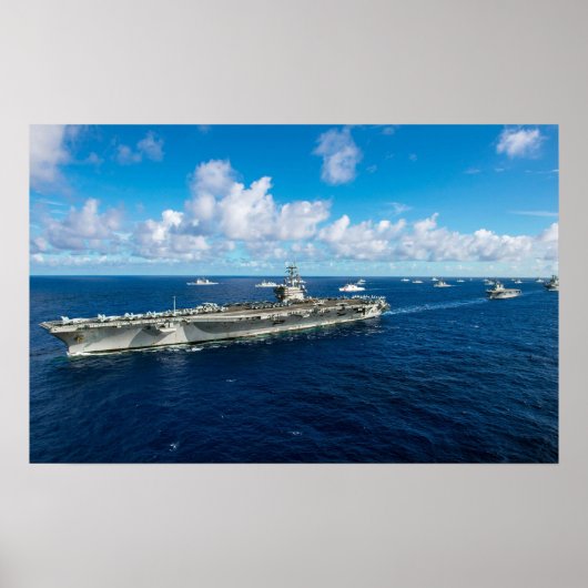 Poster USS Ronald Reagan (CVN 76) (Devant)