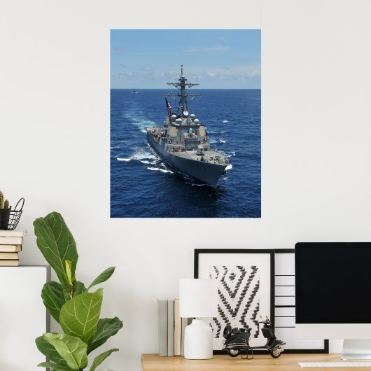 Poster USS Russell (DDG 59) (Bureau à domicile)