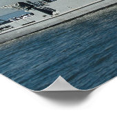 Poster USS Safeguard", navire de récupération et de répar (Coin)