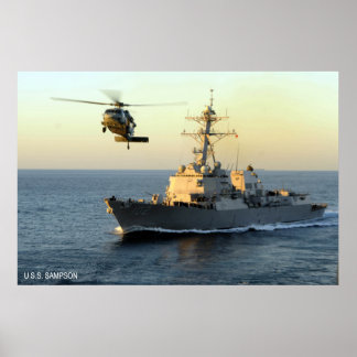 Poster USS Sampson (DDG 102)
