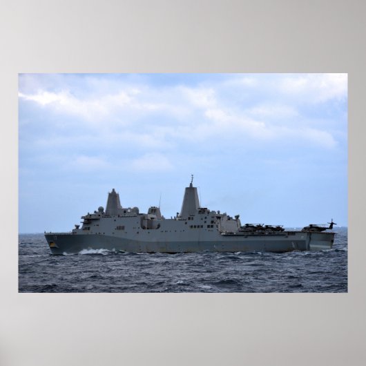 Poster USS San Antonio (LPD 17) (Devant)