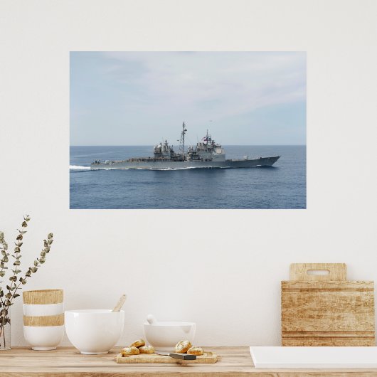 Poster USS San Jacinto (CG 56) (Cuisine)