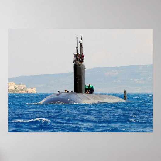 Poster USS San Juan (SSN 751) (Devant)