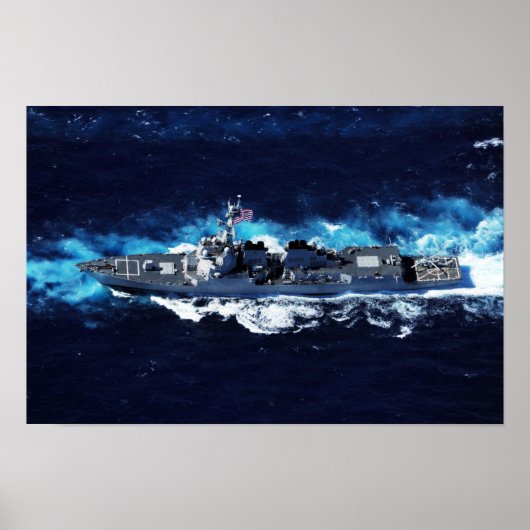 Poster USS Shoup (DDG 86) (Devant)
