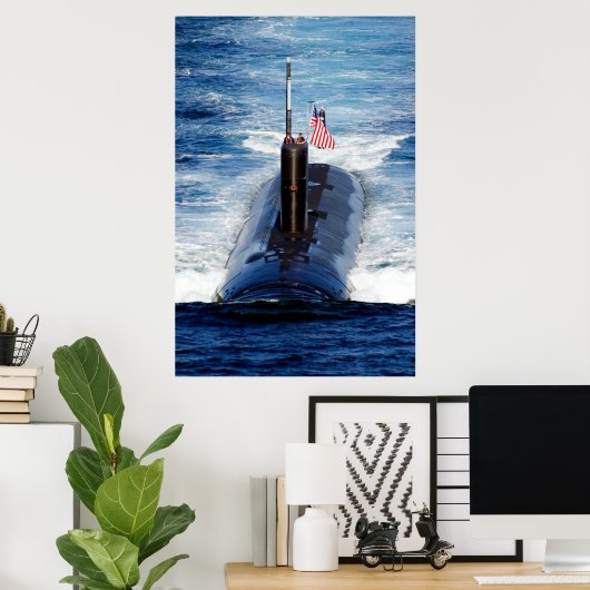 Poster USS Tucson (Bureau à domicile)