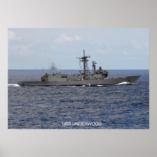 Poster USS Underwood (FFG 36) (Devant)