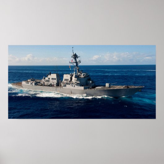 Poster USS Wayne E. Meyer (DDG 108) (Devant)