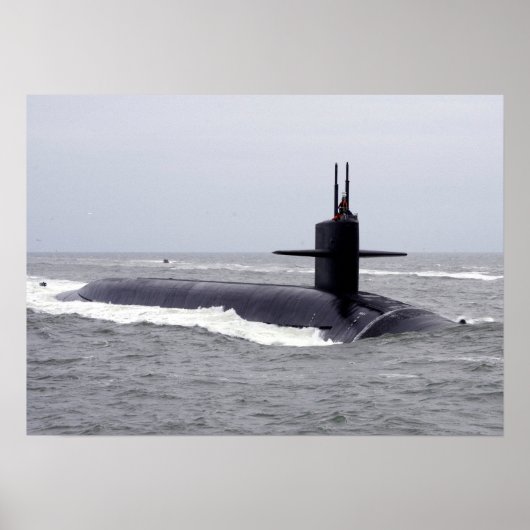 Poster USS West Virginia (SSBN 736) (Devant)