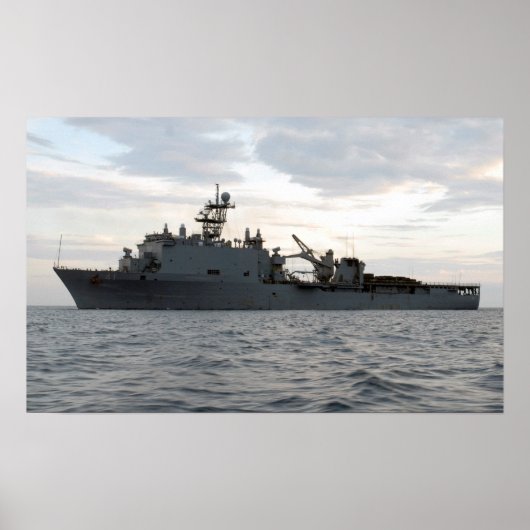 Poster USS Whidbey Island (LSD 41) (Devant)