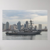 Poster USS William P. Lawrence (DDG 110) (Devant)