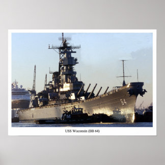 Poster USS Wisconsin