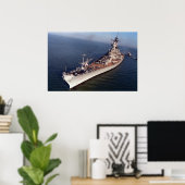 Poster USS Wisconsin (BB-64) (Bureau à domicile)