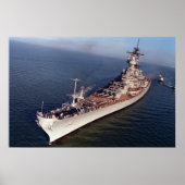 Poster USS Wisconsin (BB-64) (Devant)