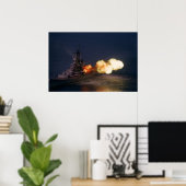Poster USS Wisconsin (BB-64) (Bureau à domicile)