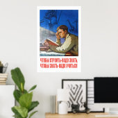 Poster USSR_Propaganda.Poster (Bureau à domicile)