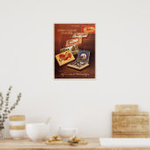 Poster USSR Soviet Chocolate Sets Advertising 1950 (Cuisine)