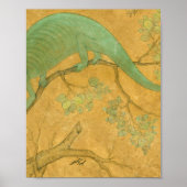 Poster Ustad Mansur - Chameleon Dans Un Arbre (Devant)