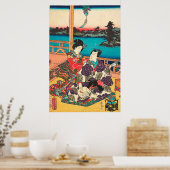 Poster Utagawa Kunisada (Cuisine)