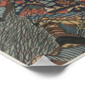 Poster Utagawa Kuniyoshi - Empreinte de bois Kinhyoshi Yo (Coin)