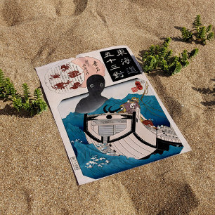 Poster Utagawa Kuniyoshi L'Histoire du marin Tokuzo (