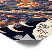 Poster Utagawa Kuniyoshi Miyamoto tuant Nue Ukiyo-e (Coin)