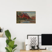 Poster Utah - Le mont Majestic et l'atterrissage de l'ang (Bureau à domicile)