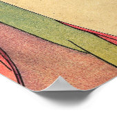 Poster Utamaro : Kushi (comb). (Coin)