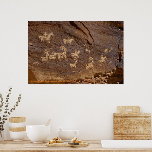 Poster Ute Petroglyphes (Cuisine)