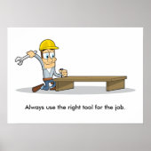 Poster Utilisation des outils à main 001 (Devant)