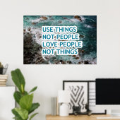 Poster Utiliser des choses que les gens n'aiment pas les  (Bureau à domicile)