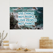 Poster Utiliser des choses que les gens n'aiment pas les  (Cuisine)