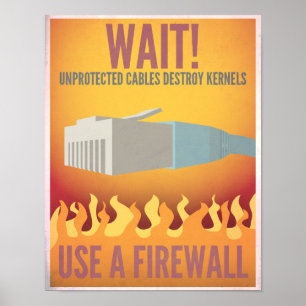 Poster Utiliser un pare-feu