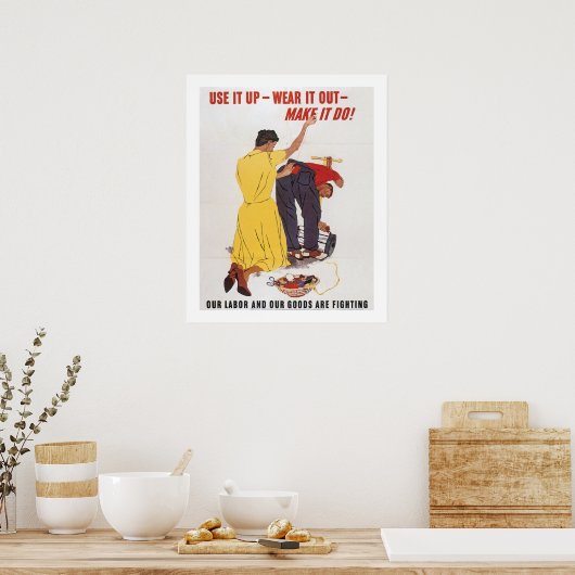 Poster Utilisez-le - Portez-le - Faites-le ! (Cuisine)