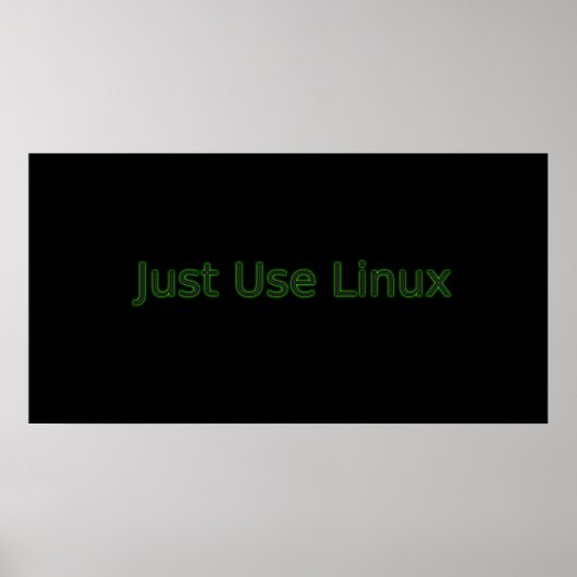 Poster Utilisez Linux Faites Une Déclaration ! (Devant)