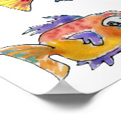 Poster Utilisez notre ImagineOCEAN bande dessinée poisson (Coin)