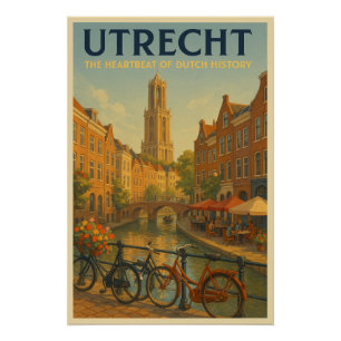 Poster UTRECHT – Le cœur battant de l'histoire néerlandai