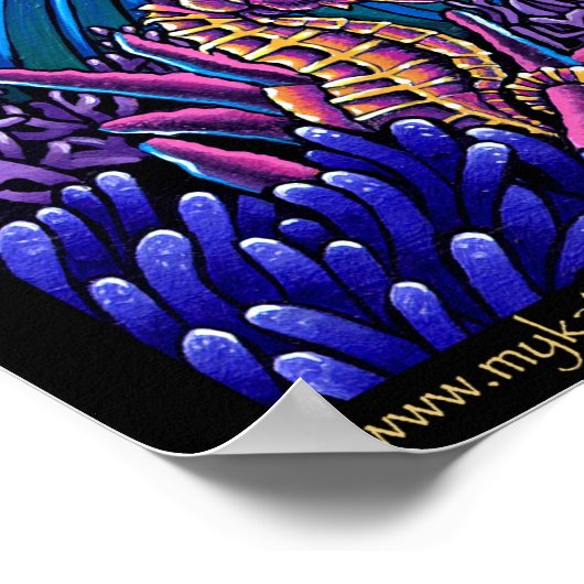 Poster Uxia Original Ocean Scape Dark Mermaid énorme post (Coin)