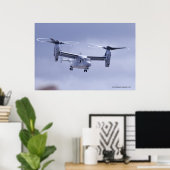 Poster V-22 Osprey (Bureau à domicile)