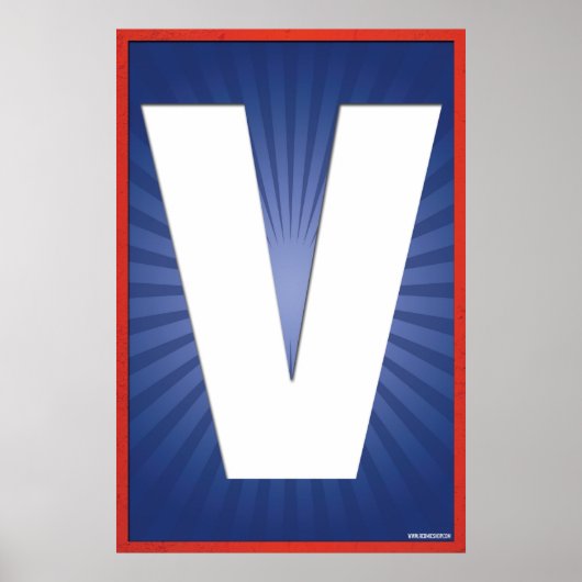 Poster V du VOTE (Devant)