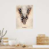 Poster V est pour le vautour (Cuisine)