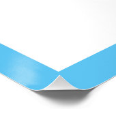 Poster V est pour Nom Photo Bleue (Coin)