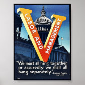 Poster V Travail Et Gestion (Devant)